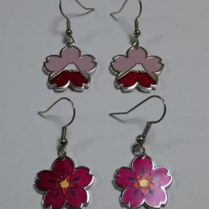 桜富士 | ピアス | 和物アクセサリー